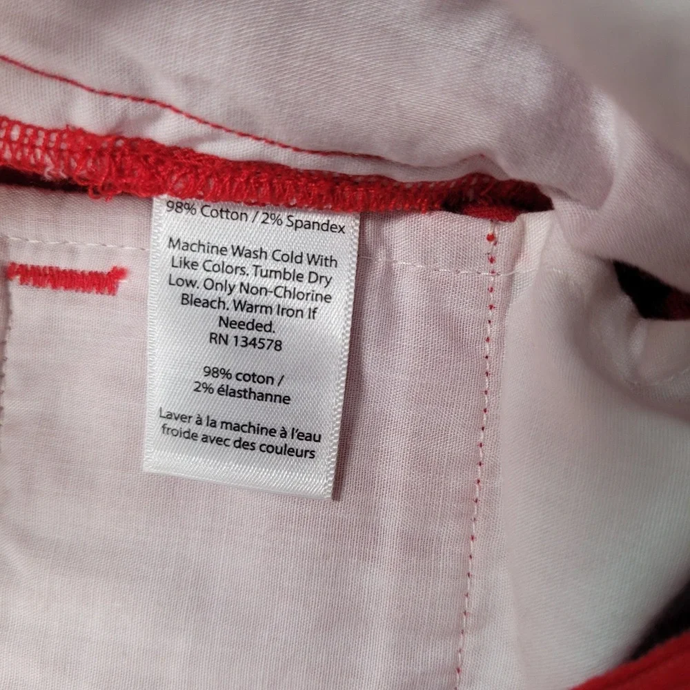 Vineyard Vines Boys‎ Red Corduroy Pants Size 16 Preppy Straight Leg Holiday